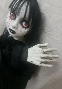 Halloween Decoration~Posable Arms~Wind Swaying Dress~Hanging Hook~Approx 4 Feet - Picture 1 of 5