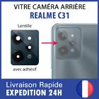 Lentille camera pour REALME C31 vitre appareil photo arrière en verre Dark Green