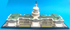 Lego Architecture 21030 Edificio del Capitolio de los Estados Unidos, caja construida e instrucciones - Imagen 1 de 6