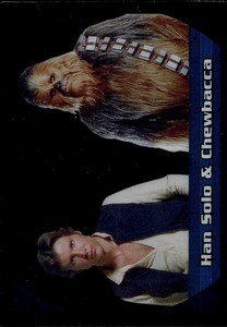 2006 Topps Star Wars Galaxy #G5 Han Solo Chewbacca Near mint or better