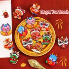 Acrylic Cute Dragon Brooch Cartoon Blessing Badge Gift New Year Jewelry