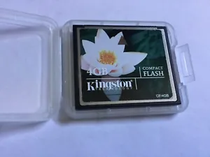  1pcs 4gb Kingston Compactflash memory card for NIKON CANON CFI - Picture 1 of 5