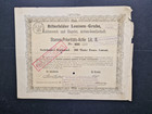 Bitterfelder Louisen-Grube, Kohlenwerk u. Ziegelei AG  200 Thaler=600 RM 1874