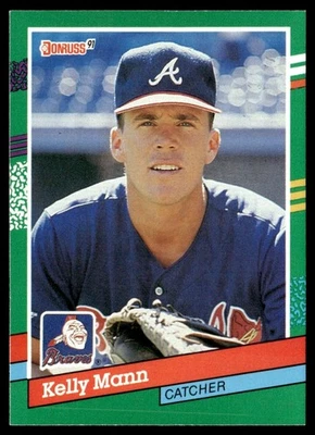 1991 Donruss Kelly Mann Atlanta Braves #736 - Image 1 of 2