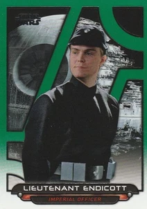 Star Wars Galactic Files 2018 Green Parallel ROTJ-27 Teniente Endicott/199 - Imagen 1 de 1