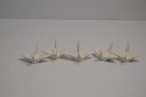 5 porta bacchette uccellini ceramica origami accessori alimentari da collezione giapponesi - Foto 1 di 9