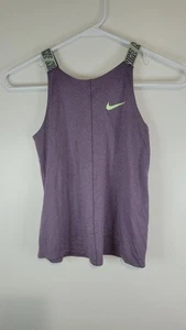 Nike Dry Girls Elastika Tank Top Purple Size M - Picture 1 of 8