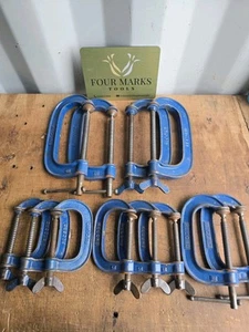 Job Lot Of 12 x Record G Clamps 6", 4", 3" G Clamps - Picture 1 of 10