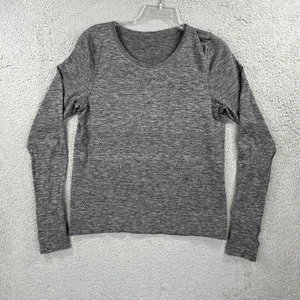 Lululemon Shirt Damen 10/12 grau Swiftly Tech Langarm Daumenlöcher belüftet - Bild 1 von 6