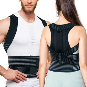 ORTONYX Back Brace Posture Corrector Clavicle and Shoulder Support - Unisex - Picture 1 of 6