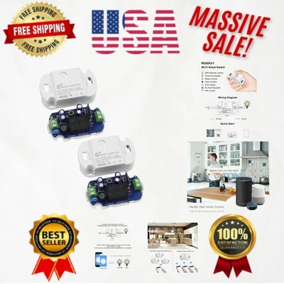 Interruptor inteligente Wi-Fi certificado para control y programación de voz manos libres Foto 1 de 4