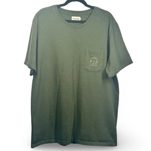 T-shirt borsa pesante Taylor Stitch Prevent Wild Fires taglia 46 Luxe Preppy surf spiaggia - Foto 1 di 5