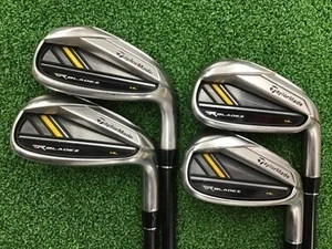 (TaylorMade) RocketBladez HL USA Iron Set 4 piece 7.8.9.P Rocket Fuel 65 Flex R - Picture 1 of 24
