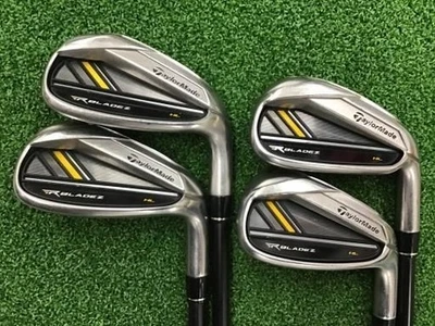 (TaylorMade) RocketBladez HL USA Iron Set 4 piece 7.8.9.P Rocket Fuel 65 Flex R - Image 1 of 4