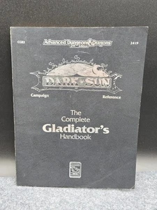 Advanced Dungeons & Dragons The Complete Gladiator's Handbook CGR2 2419 TSR 1993 - Picture 1 of 10