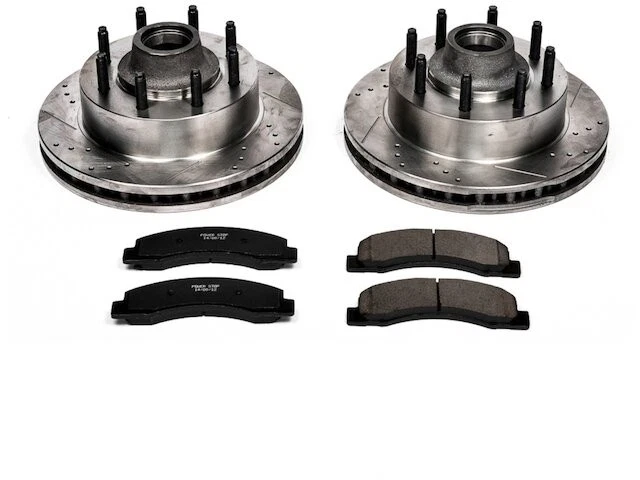 Pastilha de freio dianteiro e kit de rotor para 2000-2002 Ford Excursion RWD 2001 JR952JH - Imagem 1 de 1