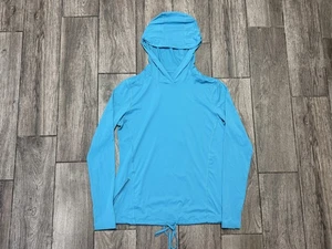 Mountain Hardwear Hoodie Damen klein blau leicht Reißverschlusstasche Daumenlöcher - Bild 1 von 8