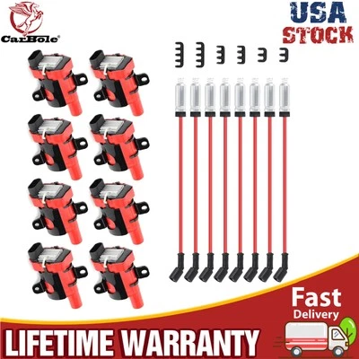 Paquete de bujías de bobina de encendido Bobina para Chevy Silverado GMC LS1 LS3 4.8/5.3/6.0 Foto 1 de 4