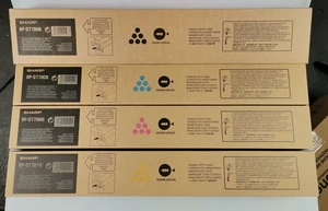 Original Sharp Multipack BP-GT70 BB CB MB YB 4 Pack! - Picture 1 of 5