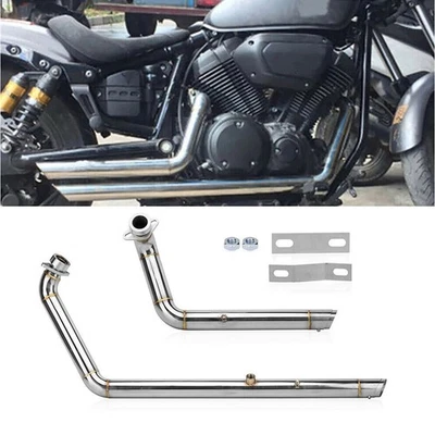 Shortshot Staggered Exhaust Pipe System Kits For Yamaha Star Bolt XV950 XVS950 — 第 1/4 张图片