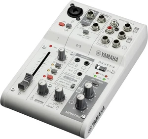 Yamaha AG06MK2 White 6-Channel Live Streaming Mixer USB-C Audio Interface Japan - Picture 1 of 10