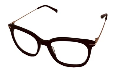 Armação quadrada macia de plástico Jones New York, preta J240. 49 mm - Imagem 1 de 4