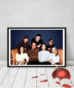 Gerahmtes Haus allein McCallister Familie 4x6 Foto Weihnachtsgeschenk nasse Banditen - Bild 1 von 2