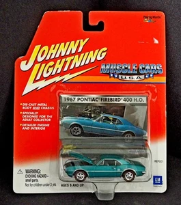 Johnny Lightning Muscle Cars U.S.A. 1967 Pontiac Firebird 400 H.O. Redline - Picture 1 of 8