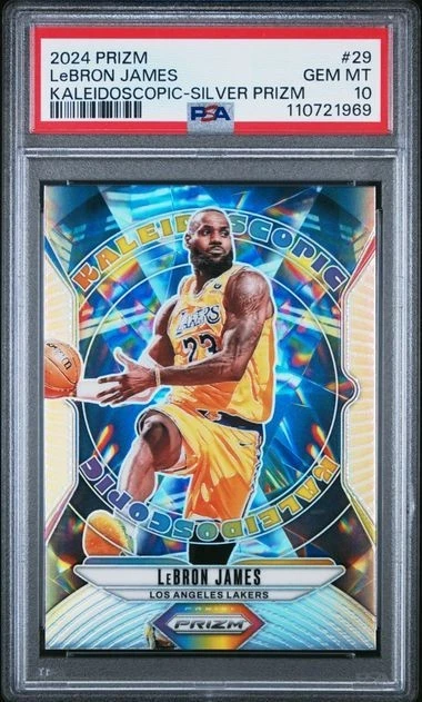 Panini LeBron James 10 Graded Basketball Sports Trading Cards