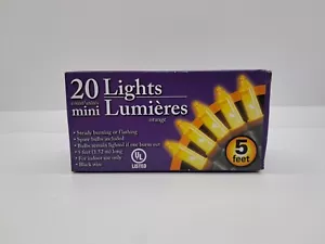 20 Mini Lichterkette orange für Halloween Deko Weihnachten Urlaub - Bild 1 von 6