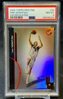 🏀Dirk Nowitzki🏀 2005 Topps Pristine Uncirculated /325 PSA 8 NM-MINT Mavericks - Image 1 of 2