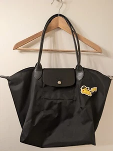Very Rare Longchamp Pokemon Collaboration Pikachu LePliage Tote Bag - Picture 1 of 7