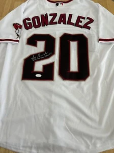 Luis Gonzalez Arizona Diamondbacks Autographed Jersey JSA Certified - Picture 1 of 6