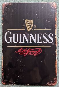 Guinness Rugby Made of More 32" by 38.5" Banner Pub Bar Advertising Harp Promo 