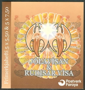 Folleto de estampillas de Navidad 2005 Islas Feroe H31 (466a) en muy buen estado - Imagen 1 de 1