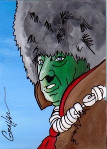 Wizard Of Oz Breygent Sketch Card Winkie Guard By Kevin Graham