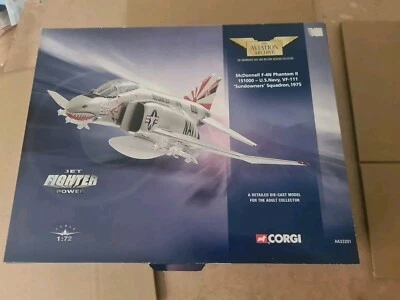 Corgi McDonnell F-4N Phantom II Marina de los Estados Unidos Sundowners 1975 en caja sin usar escala 1:72 Foto 1 de 4