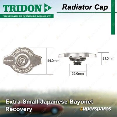 Tridon Radiator Cap for Toyota Spacia Starlet Supra Townace Carib Corona Cynos - image 1 of 4