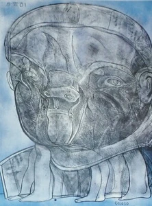 Jose Luis Cuevas Coloso 1988 Olímpico Póster Seúl Korea Mexicano Artista Deporte - Picture 1 of 5