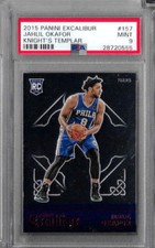 2015 Panini Excalibur Jahil Okafor Knight's Templar PSA 9 RC