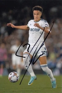 Foto autógrafa de fútbol americano firmada a mano por Rodrigo Moreno Leeds United 6x4 1 - Imagen 1 de 1