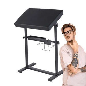 Tattoo Armrest Stand Height Adjustable 26-38in W/Soft Leather Pad Arm Rest Tatto - Picture 1 of 12