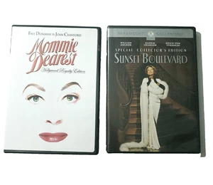 2 Classic DVD Set Mommie Dearest & Sunset Boulevard Faye Dunaway Gloria Swanson - Picture 1 of 7