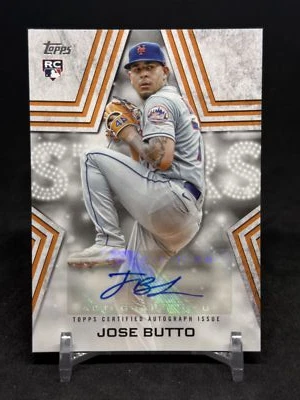 2023 Topps Baseball Stars Autographs BSAJBU Jose Butto Series 2 - Image 1 of 2