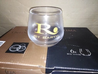 6 verres rhum R. St Barth 20cl gold no Havana ricard - Photo 1/3