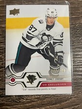SIDNEY CROSBY 2019-20 SP Authentic Update All Star UD Exclusives #032/100