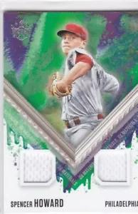 2021 Diamond Kings Spencer Howard Doppelrelikt Philadelphia Phillies - Bild 1 von 1