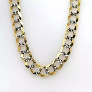 14K Yellow Gold Cuban Link Men's Chain Necklace, 40.5G, 26 S105932 - Picture 1 of 5