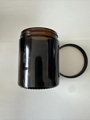 💰 2 x 150ml Glass Empty Candle Jars With Plastic Lid - Image 1 of 4