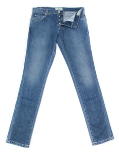 Luigi Borrelli Denim Blue Jeans - Super Slim - 32/48 - (CARSS14811648) - Picture 1 of 4
